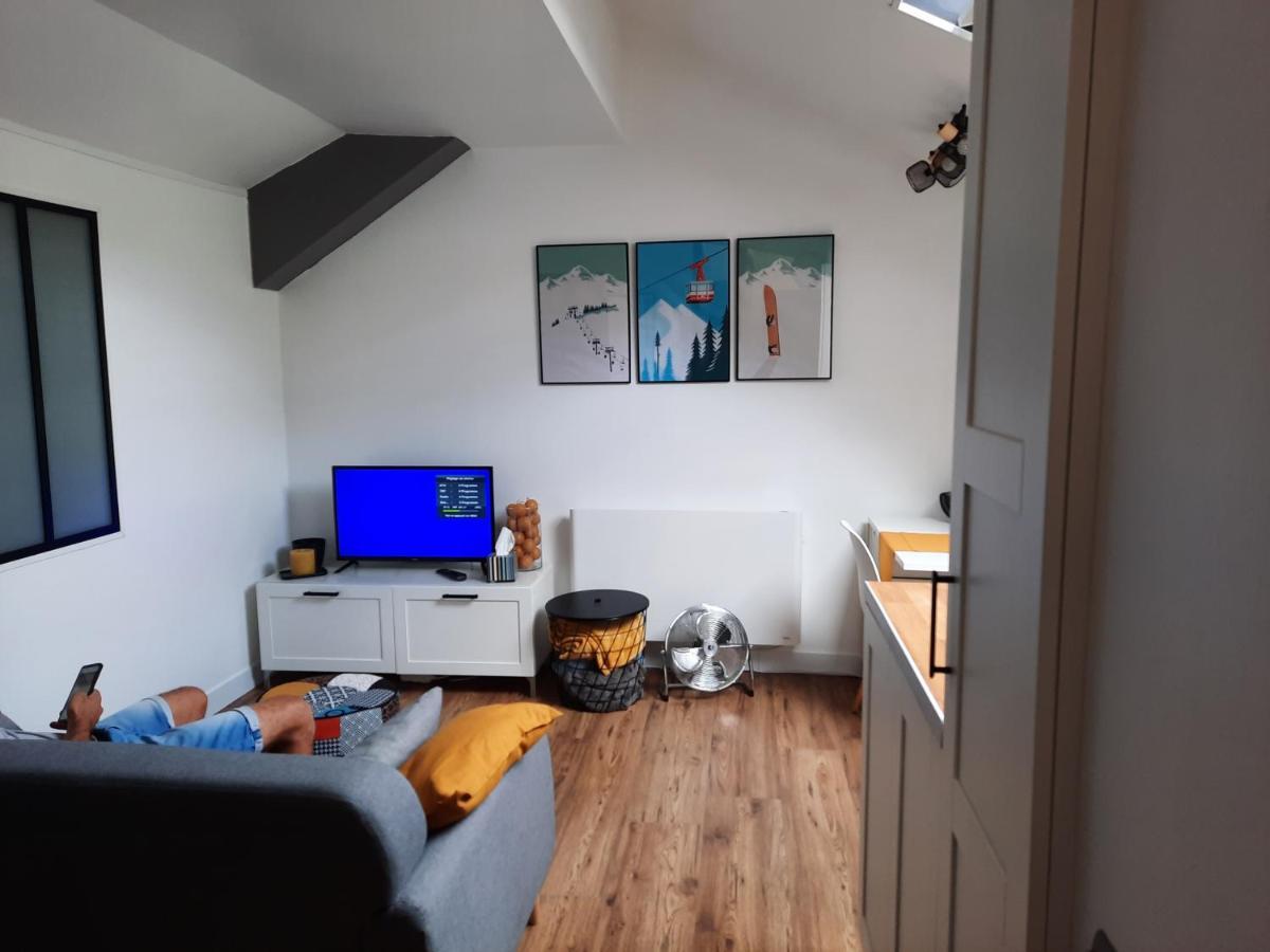 Superbe Appartement Pour 2, Au Coeur De L'Ariege! Ussat Exterior foto
