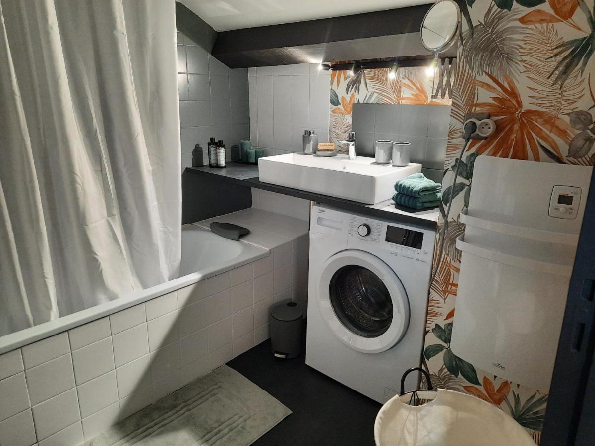 Superbe Appartement Pour 2, Au Coeur De L'Ariege! Ussat Exterior foto